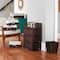 Household Essentials Woven 3 Drawer Chest with Cutout Handles